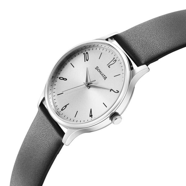 SON 77105SL15W TRNDZ SONATA GENTS WATCH SON 77105SL15W TRNDZ SONATA GENTS WATCH